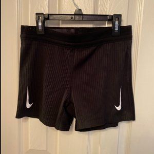 Black Nike Tight-Fit Shorts